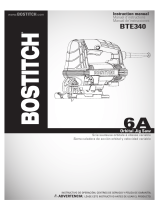 Bostitch BTE340 Manuel utilisateur