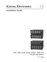Extron ADA 2/GLI 350 HV Manuel utilisateur