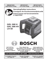 Bosch GRL 500 HCK Mode d'emploi