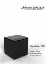 Definitive Technology SuperCube 2000 Manuel utilisateur