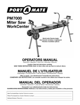 SLIK Portamate PM-7000 Deluxe Miter Saw Stand Manuel utilisateur