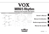 Vox MINI5 Rhythm Le manuel du propriétaire