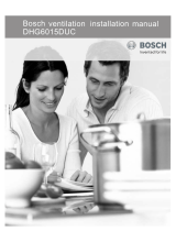 Bosch DHG6015DUC Guide d'installation