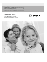 Bosch HCP30651UC Guide d'installation