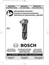 Bosch Power Tools PS10BN Manuel utilisateur