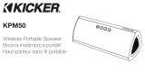 Kicker KICKER KPM50 Portable Wireless Speaker Le manuel du propriétaire