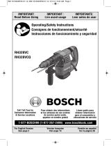 Bosch RH328VC HDC100 Manuel utilisateur