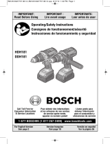 Bosch DDH181-01 Le manuel du propriétaire