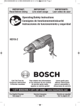 Bosch HD18-2 Mode d'emploi