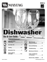 Maytag MDB7601AWQ - 24 Inch Full Console Dishwasher Mode d'emploi