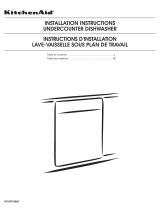 KitchenAid Architect Series II KUDE60FXSS Installation Instructions Manual