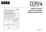 Korg ZERO4 Le manuel du propriétaire