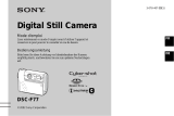 Sony DSC-F77 Le manuel du propriétaire
