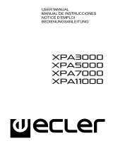 Ecler XPA3000 Manuel utilisateur