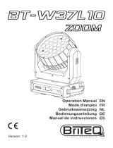 Briteq BT-W37L10 ZOOM Le manuel du propriétaire