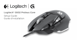Logitech G502 PROTEUS CORE Tunable Gaming Mouse Guide d'installation