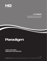 Paradigm CS-160 v3 Manuel utilisateur
