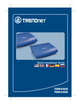 Trendnet TDM-C400 Le manuel du propriétaire