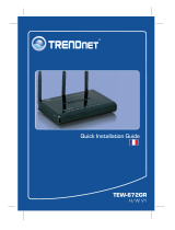 Trendnet TEW-672GR Le manuel du propriétaire