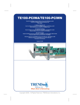 Trendnet TE100-PCIWA Le manuel du propriétaire