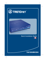 Trendnet TW100-BRV304 Le manuel du propriétaire
