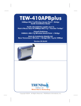 Trendnet TEW-410APBplus Le manuel du propriétaire