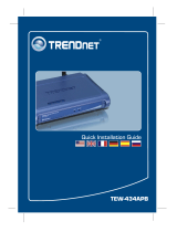 Trendnet TEW-434APB Le manuel du propriétaire