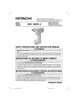 Hitachi WH 10DFL 2 Manuel utilisateur