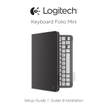 Logitech Keyboard Folio for iPad mini Guide de démarrage rapide