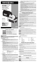 Porter Cable 352VS Manuel utilisateur