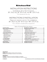 KitchenAid KGCU482VSS Guide d'installation