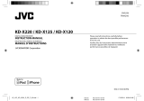 JVC KD-X125 Le manuel du propriétaire