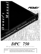 Peavey DPC 750 Digital Power Converter Le manuel du propriétaire