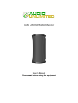 Audio Unlimited Bluetooth Speaker Manuel utilisateur