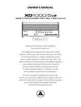 JL Audio XD1000/5v2 Le manuel du propriétaire