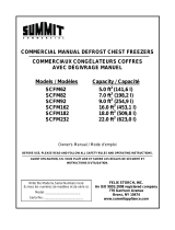 Summit SCFM62 Manuel utilisateur