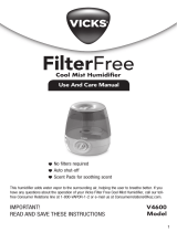 Vicks V4600 - Filter Free Cool Mist Le manuel du propriétaire