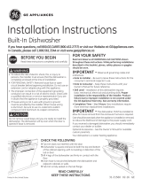GE Appliances DDT595SSJSS Guide d'installation