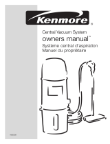 Kenmore Central vacuum system Le manuel du propriétaire