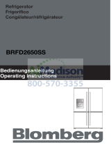 Blomberg BRFD2650SS Operating Instructions Manual