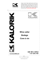 KALORIK - Team International Group Refrigerator USK WCL 32963 Manuel utilisateur