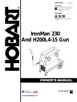 HobartWelders IRONMAN 230 AND H200L4-15 GUN Le manuel du propriétaire