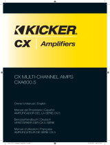 Kicker CXA600.5 Le manuel du propriétaire