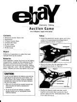 Hasbro Ebay-Electronic Talking Auction Game Mode d'emploi
