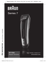 Braun BT7050 Beard trimmer, Series 7 Manuel utilisateur