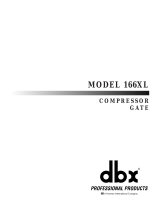 dbx 166XL Manuel utilisateur