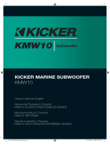 Kicker 2016 KMW10 Subwoofer Le manuel du propriétaire