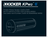 Kicker KICKER KPW2 Portable Wireless Speaker Le manuel du propriétaire
