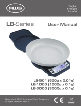 American Weigh Scales LB-3000 Manuel utilisateur