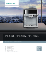 Siemens TE607203RW/03 Le manuel du propriétaire